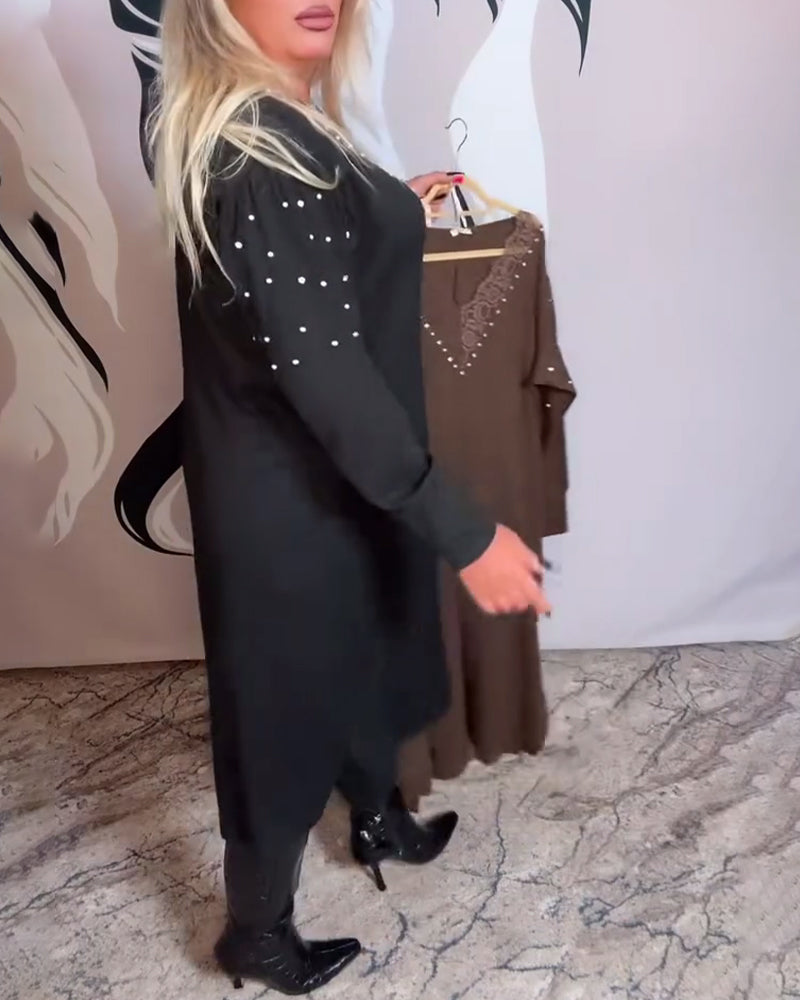 V-Neck Lace Fashion Dress